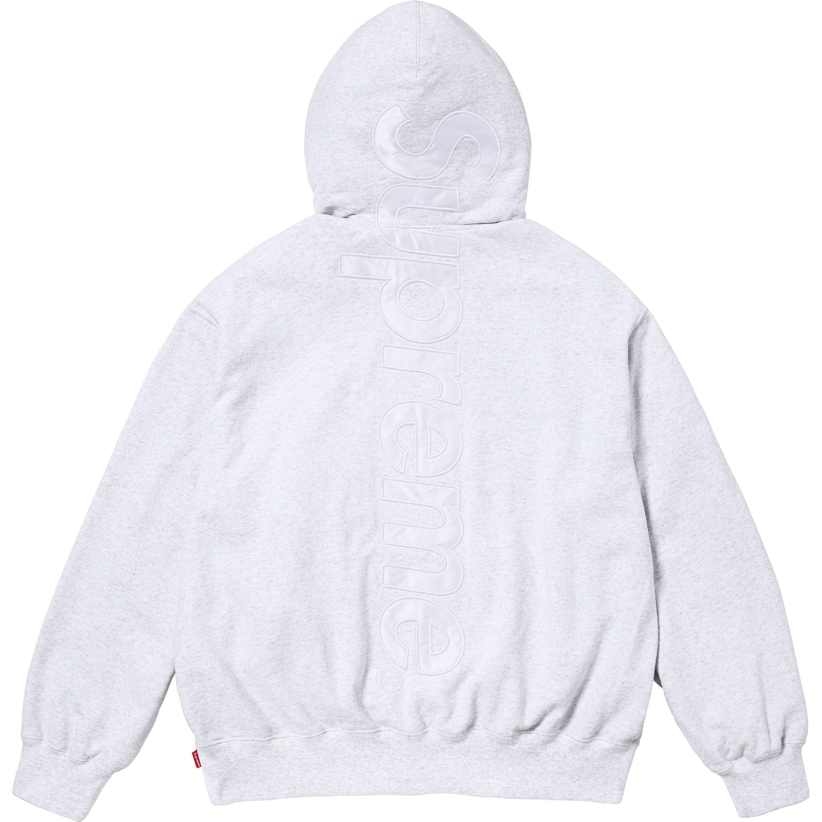 Satin Appliqué Hooded Sweatshirt view 8